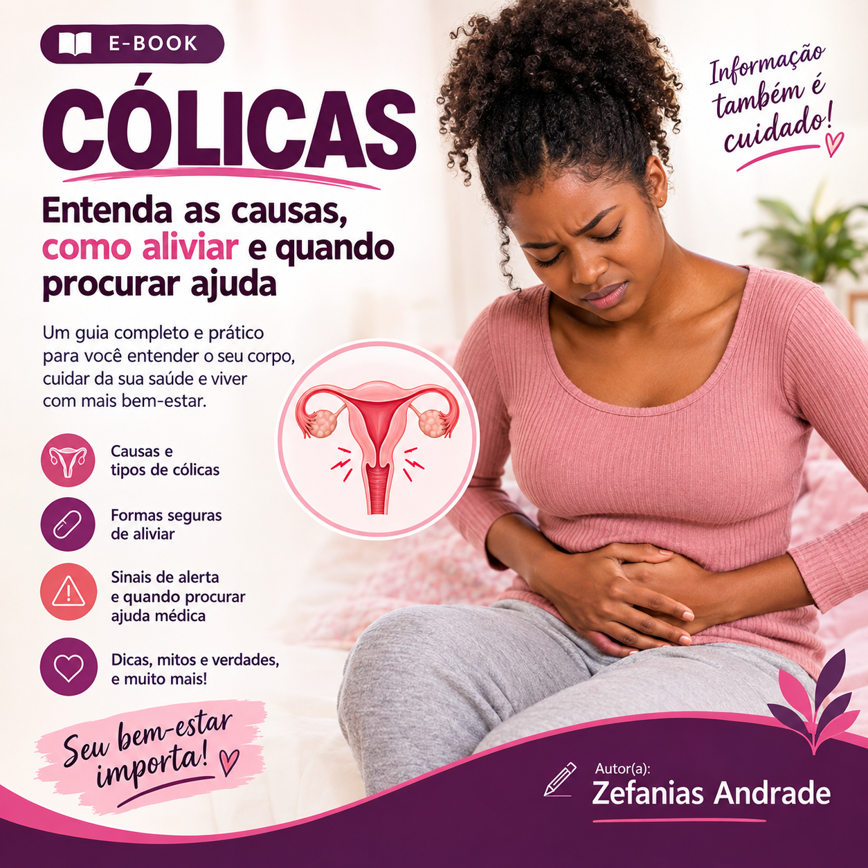 Capa do e-book CÓLICAS, de Zefanias Andrade